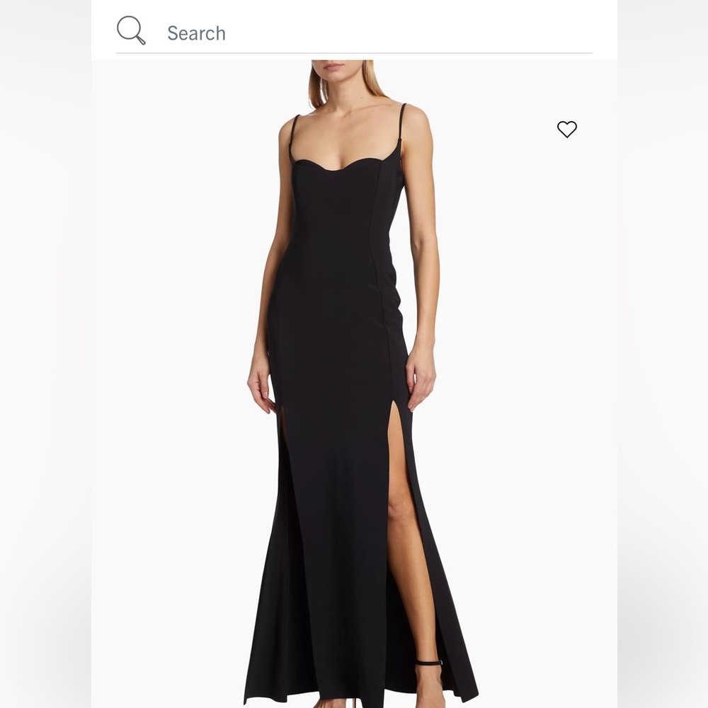Chiara Boni Youssef Elegant Black Evening Gown worn once like new